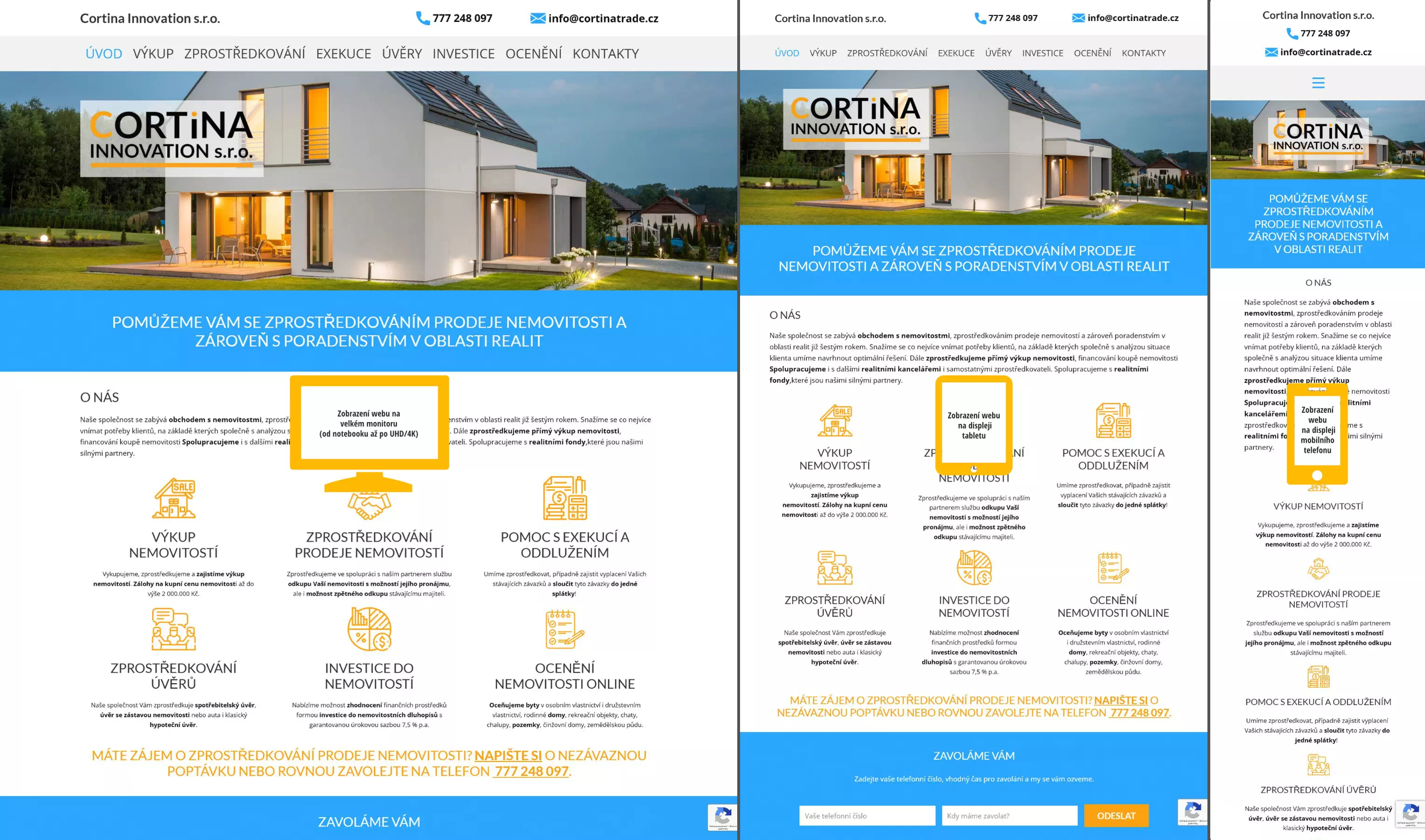 ukázka webu